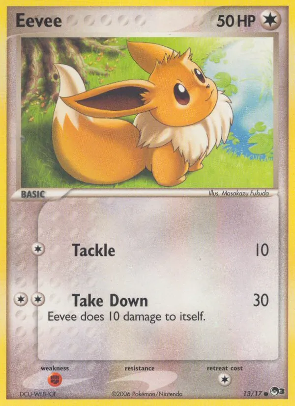 Eevee #13, POP Series 3 Non Holo, TCGdex reference