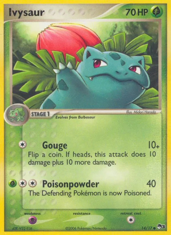Ivysaur #14, POP Series 3 Non Holo, TCGdex reference