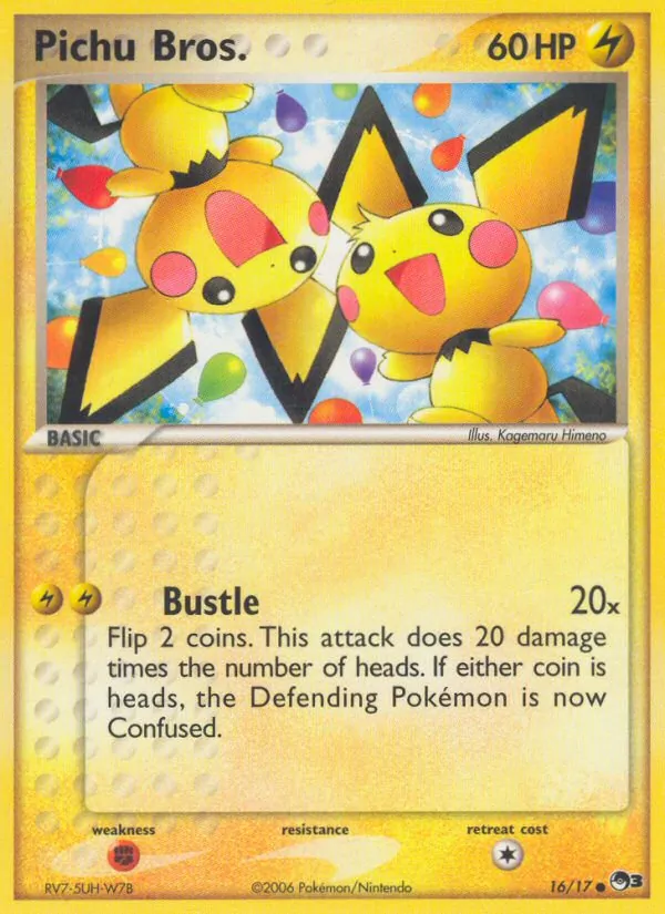 Pichu Bros. #16, POP Series 3 Non Holo, TCGdex reference