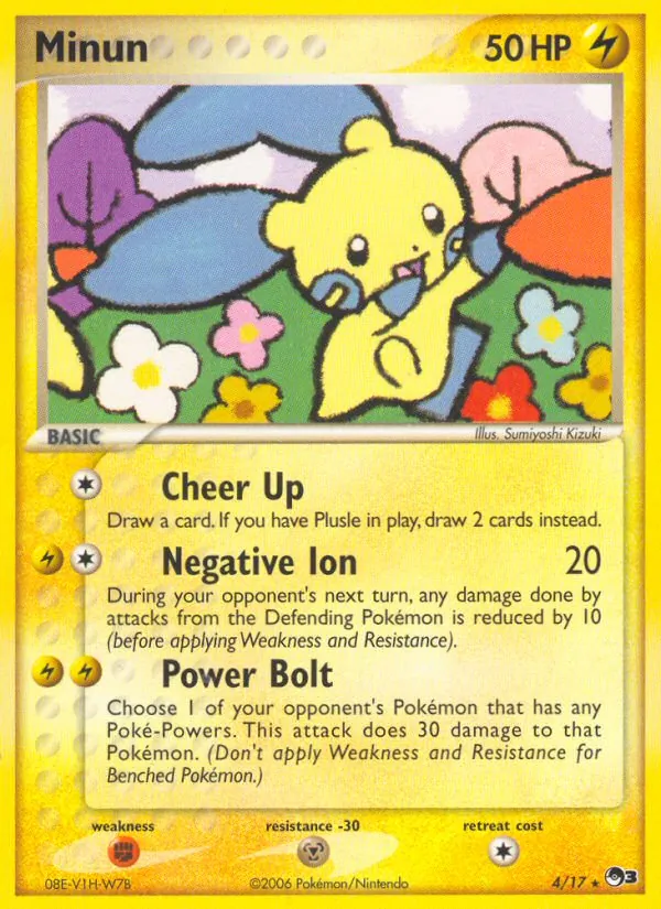 Minun #4, POP Series 3 Non Holo, TCGdex reference