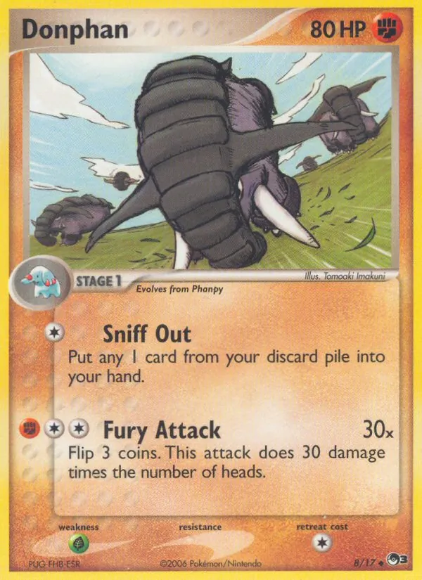 Donphan #8, POP Series 3 Non Holo, TCGdex reference