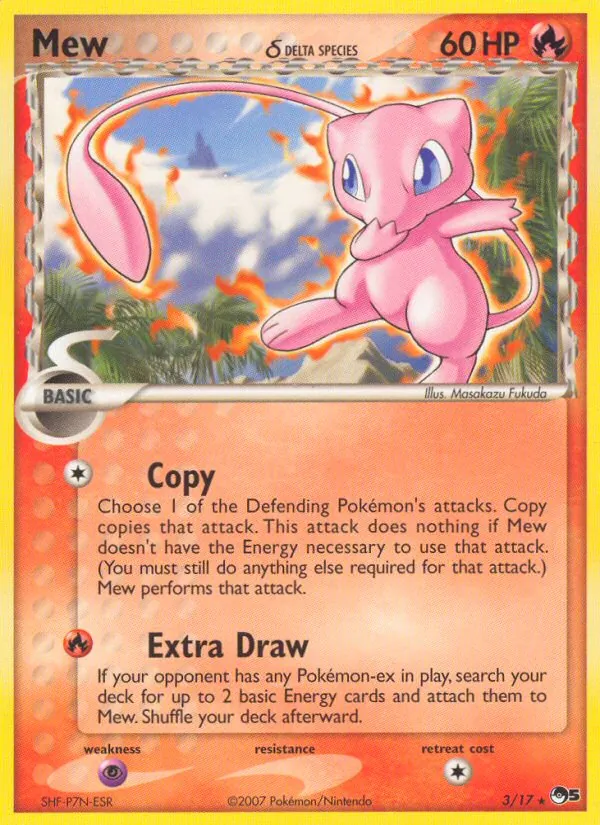 Mew δ #3, POP Series 5 Non Holo, TCGdex reference