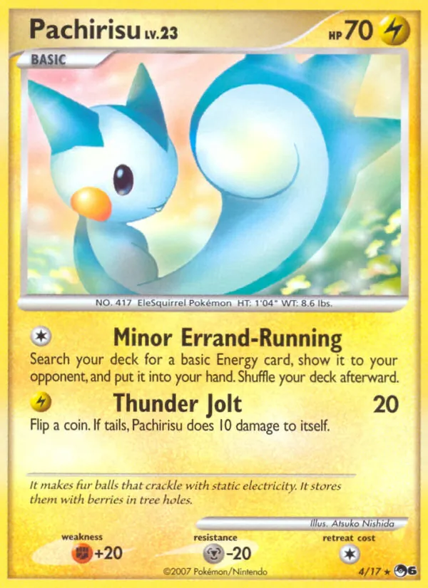Pachirisu #4, POP Series 6 Non Holo, TCGdex reference