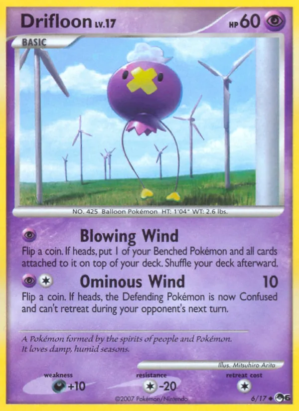 Drifloon #6, POP Series 6 Non Holo, TCGdex reference
