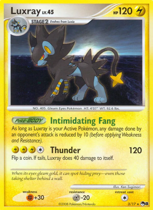 Luxray #3, POP Series 8 Non Holo, TCGdex reference