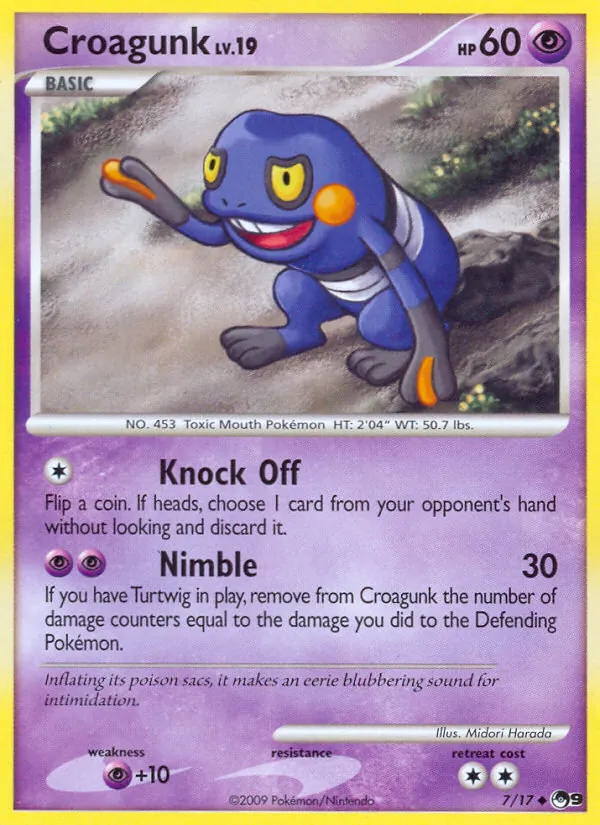 Croagunk #7, POP Series 9 Non Holo, TCGdex reference