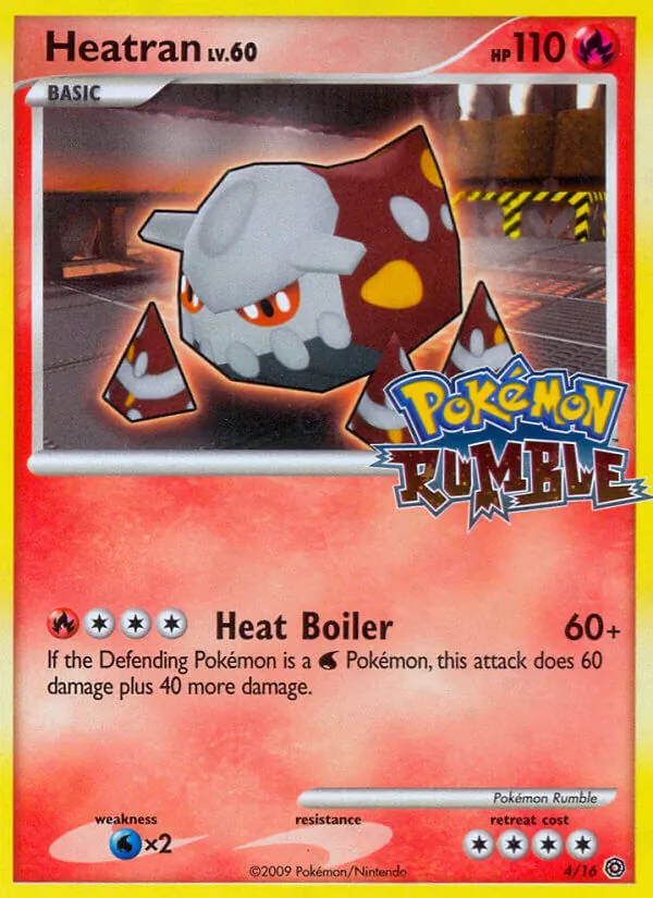 Heatran #4, Pokémon Rumble Standard print, TCGdex reference