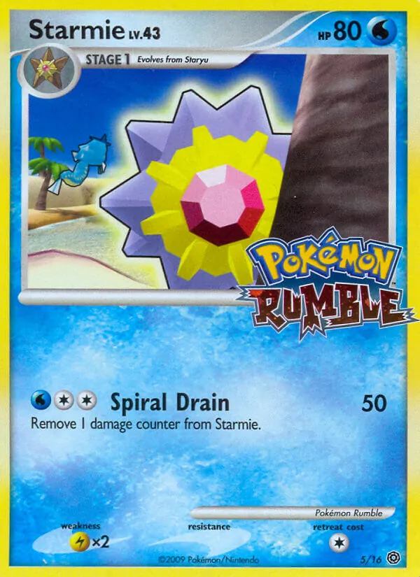 Starmie #5, Pokémon Rumble Standard print, TCGdex reference