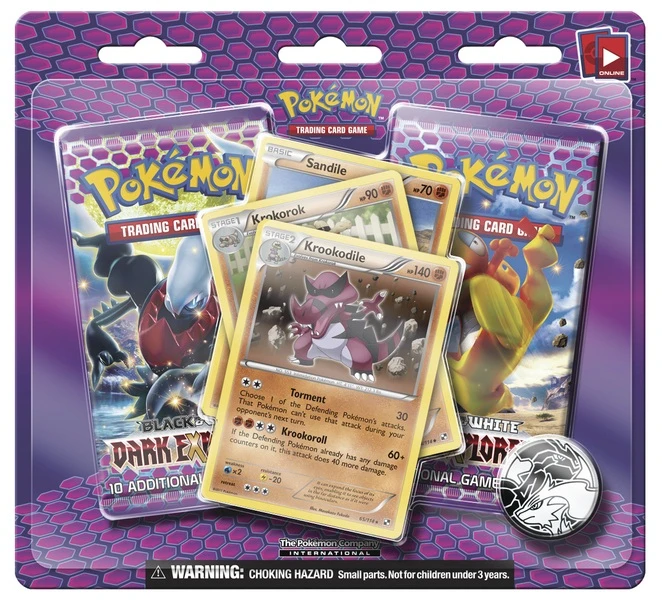 Dark Explorers Stage 2 Blisters (Krookodile line)