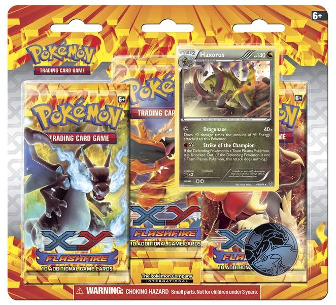 Flashfire Three Pack Blisters (Haxorus)