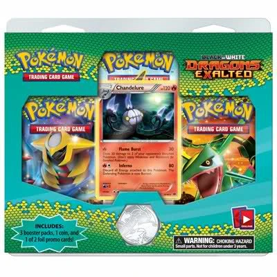 Dragons Exalted Three Pack Blisters (Chandelure)