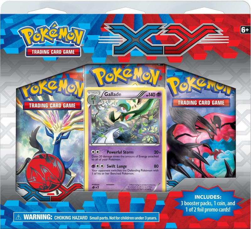 XY Three Pack Blisters (Gallade)