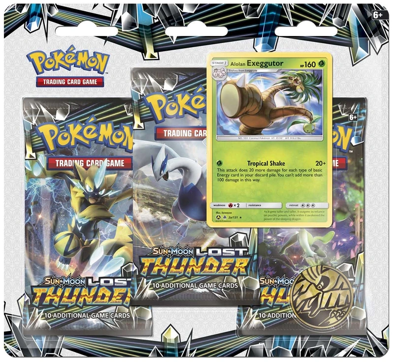 Lost Thunder Three Pack Blisters