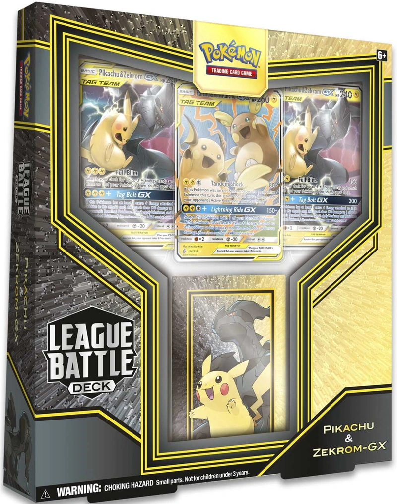 Pikachu & Zekrom-GX League Battle Deck