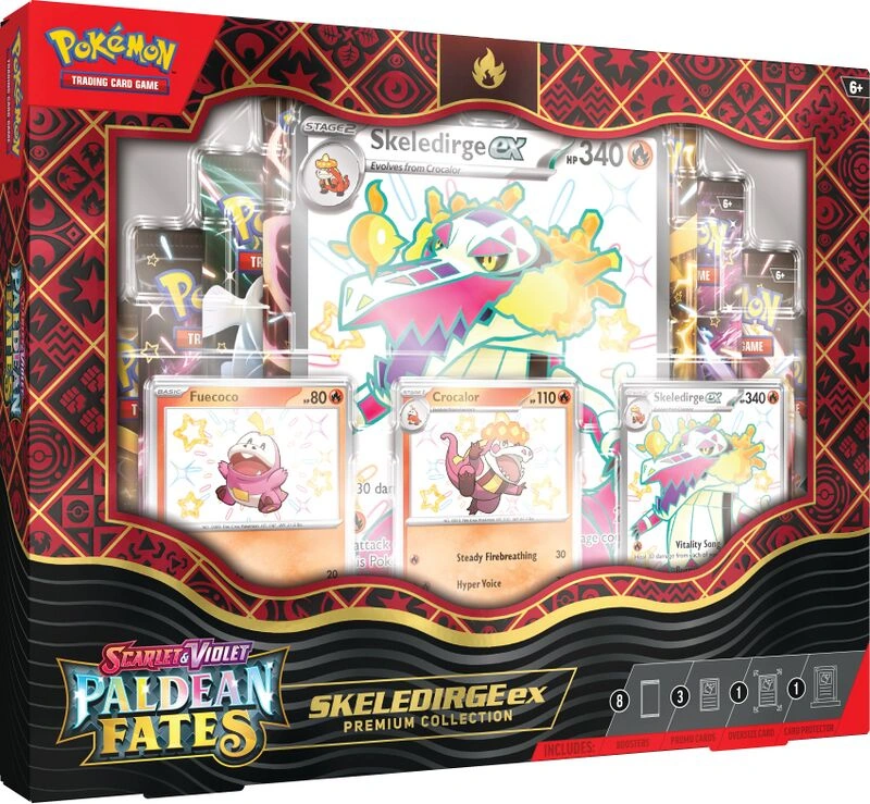 Paldean Fates Skeledirge ex Premium Collection