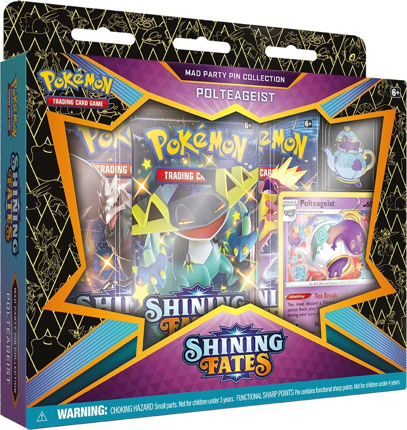 Shining Fates Mad Party Pin Collection—Polteageist