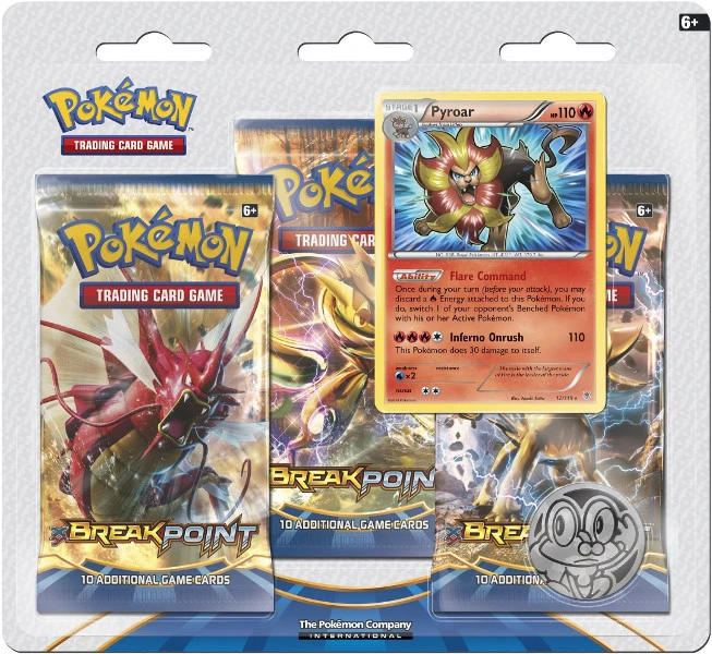 BREAKpoint Three Pack Blister (Pyroar)