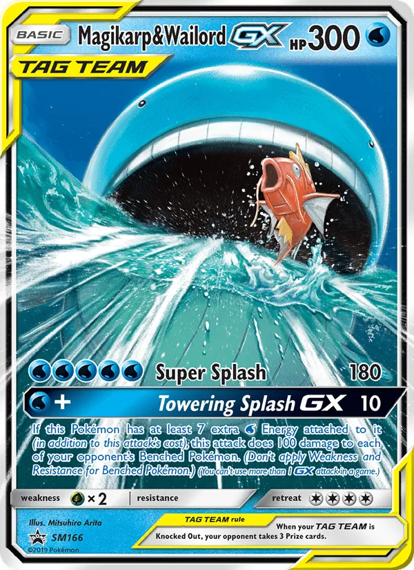Magikarp & Wailord GX #SM166, SM Black Star Holo, TCGdex reference