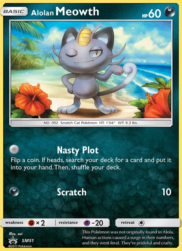 Alolan Meowth #SM51, SM Black Star Holo, TCGdex reference