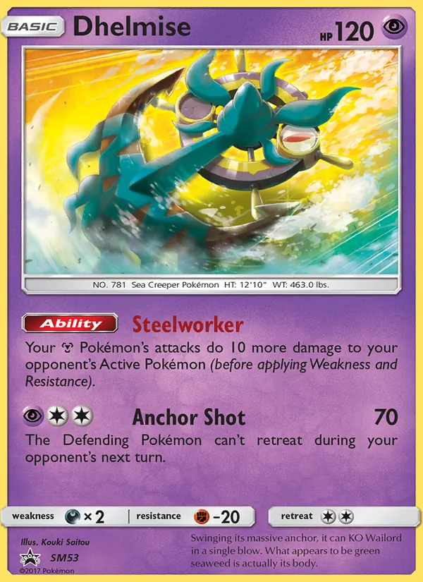 Dhelmise #SM53, SM Black Star Holo, TCGdex reference