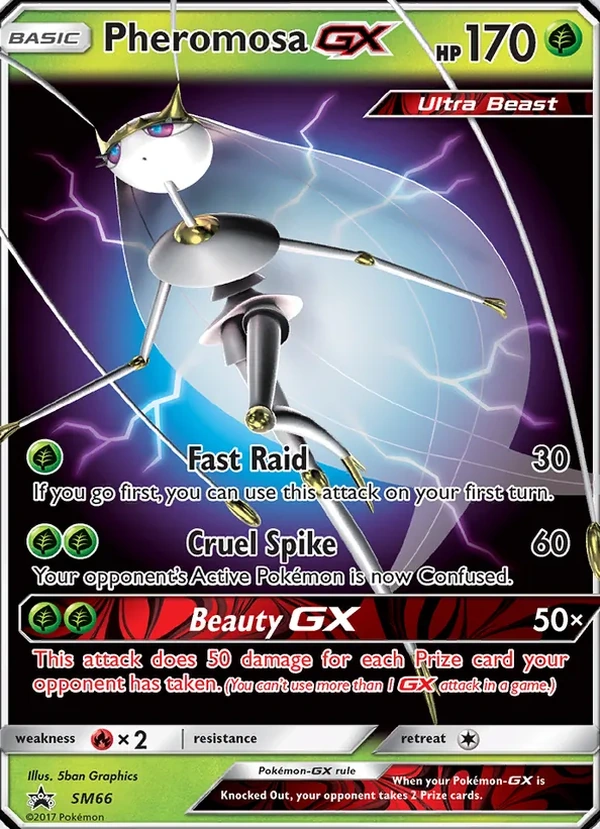 Pheromosa GX #SM66, SM Black Star Promos English Holo, TCGdex reference