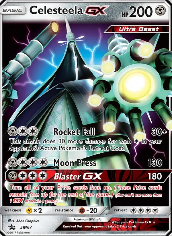 Celesteela GX #SM67, SM Black Star Promos English Holo, TCGdex reference