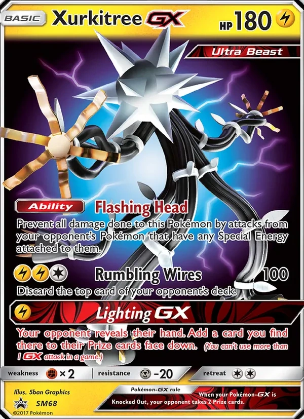 Xurkitree GX #SM68, SM Black Star Promos English Holo, TCGdex reference