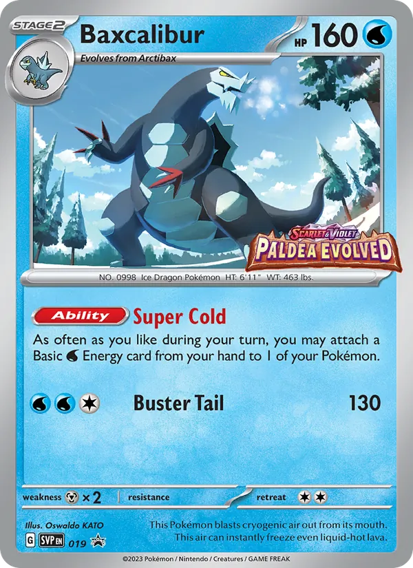 Baxcalibur 019, prerelease base reference scan