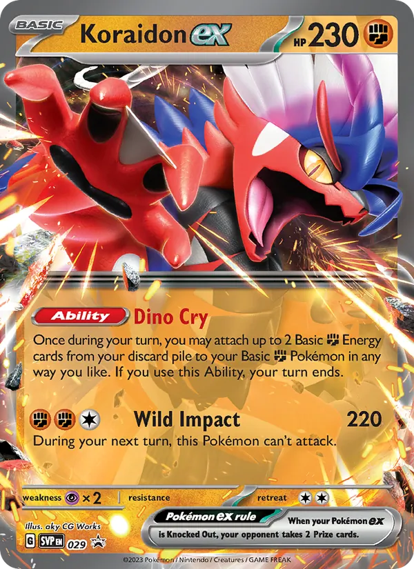Koraidon ex #029, SWSH Black Star Holo, TCGdex reference
