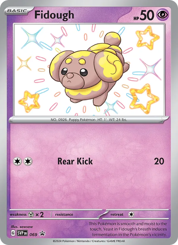 Fidough #069, SWSH Black Star Holo, TCGdex reference