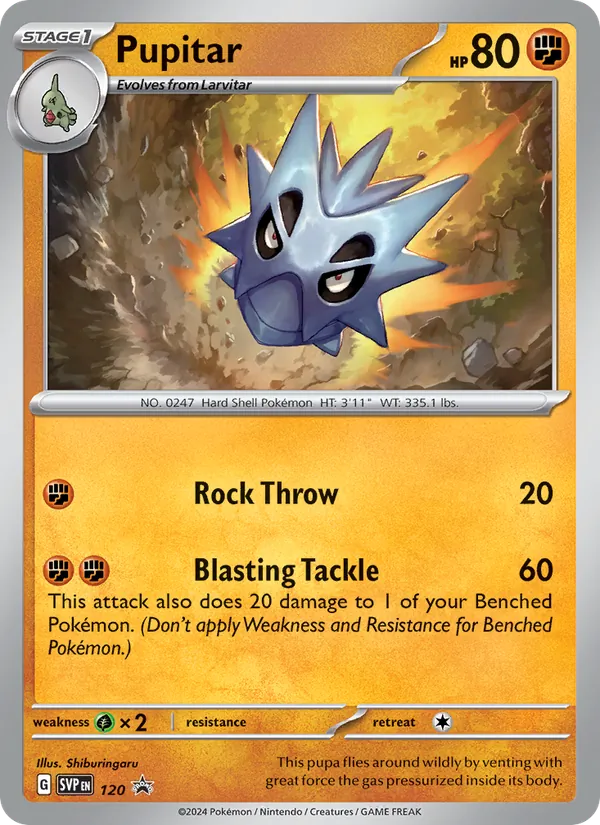 Pupitar #120, SWSH Black Star Holo, TCGdex reference
