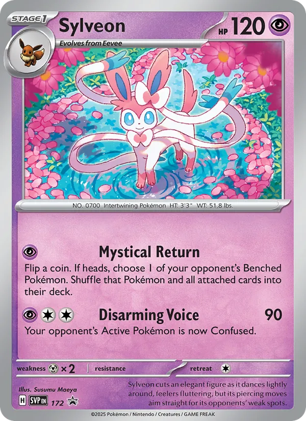 Sylveon #172, SWSH Black Star Holo, TCGdex reference