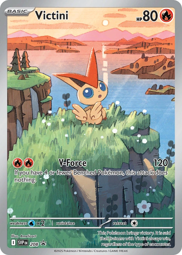 Victini #208, English SVP Black Star Promos promo, reference image