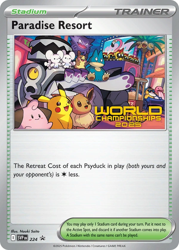 Paradise Resort #224, English SVP Black Star Promos promo, reference image