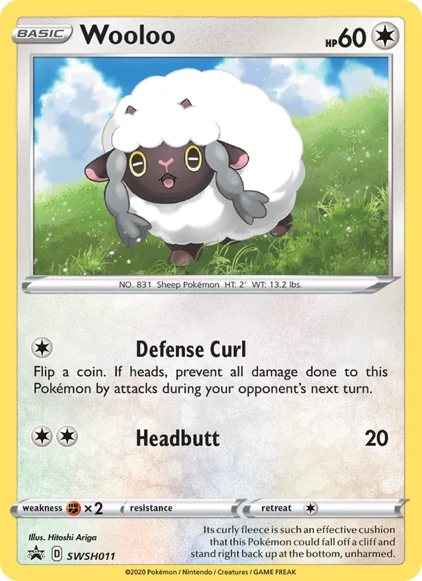 Wooloo #SWSH011, SWSH Black Star Promos English Holo, TCGdex reference