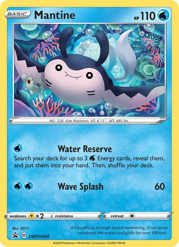 Mantine #SWSH026, SWSH Black Star Holo, TCGdex reference