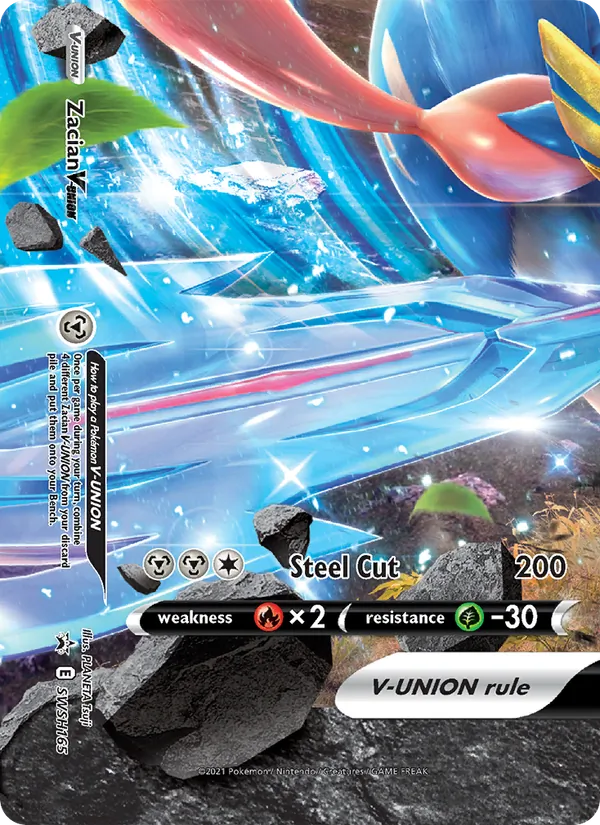 Zacian V-UNION #SWSH165, SWSH Black Star Holo, TCGdex reference
