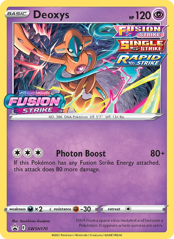 Deoxys SWSH170, prerelease base reference scan