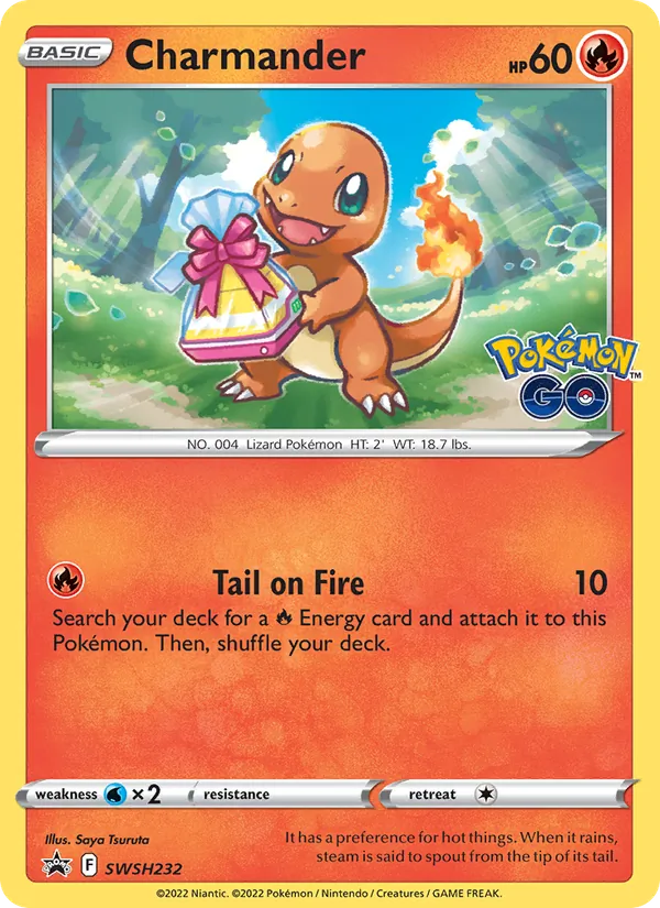 Charmander #SWSH232, SWSH Black Star Holo, TCGdex reference