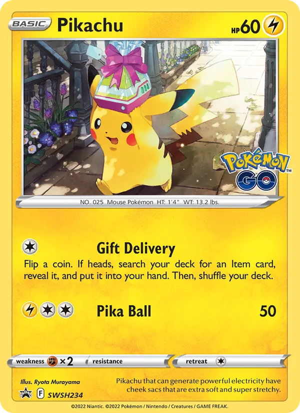 Pikachu #SWSH234, SWSH Black Star Holo, TCGdex reference