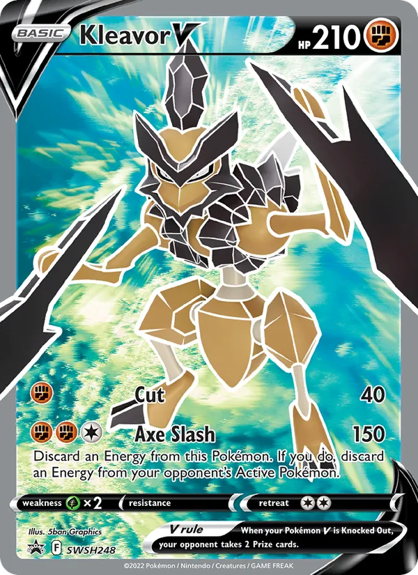 Kleavor V #SWSH248, SWSH Black Star Promos English Holo, TCGdex reference