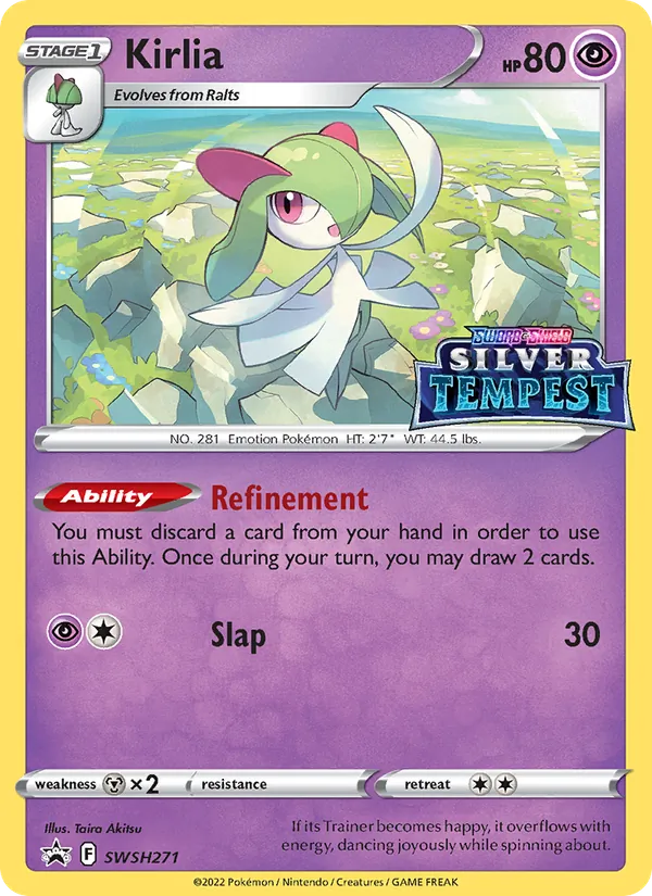 Kirlia SWSH271, prerelease base reference scan