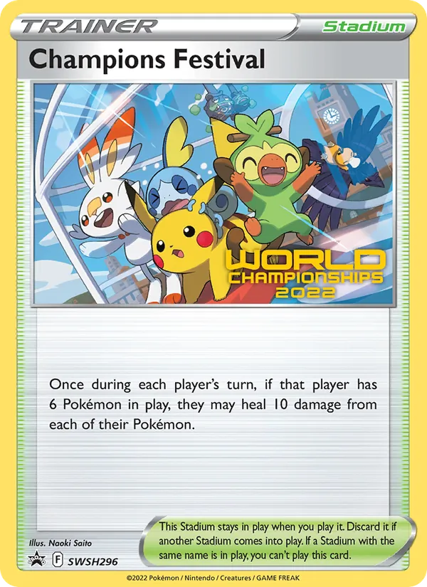 Champions Festival #SWSH296, SWSH Black Star Worlds 2022, TCGdex reference