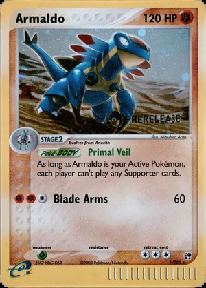 Armaldo Prerelease PSA reference placeholder