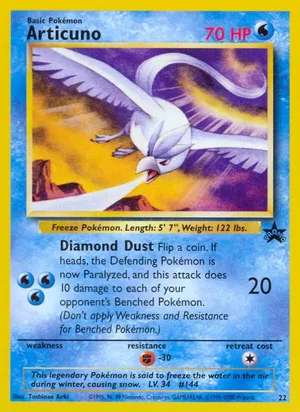 Articuno #22, Standard print, TCGdex reference