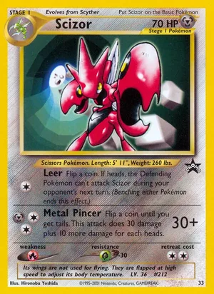 Scizor #33, Standard print, TCGdex reference