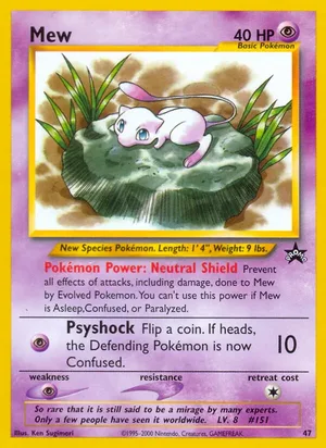 Mew #47, Standard print, TCGdex reference