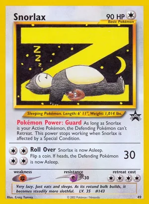 Snorlax #49, Standard print, TCGdex reference