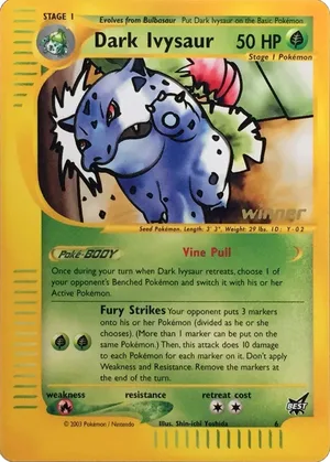 Dark Ivysaur #6, Best of Game Winner (standard size) reference