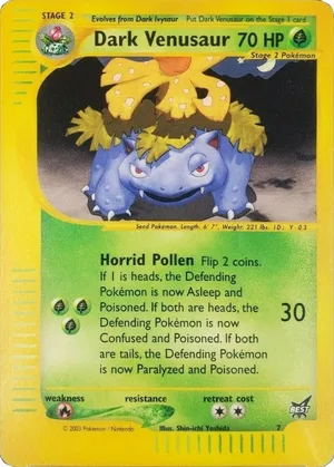 Dark Venusaur #7, Best of Game Non-Winner (standard size) reference